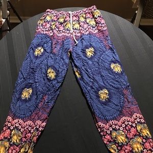 Elephant tribal pants 🐘
